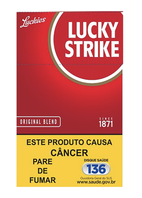 Cigarro Lucky Strike Vermelho